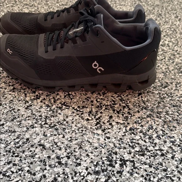 On Running Men's Charcoal Sneakers - Picture 2 of 4